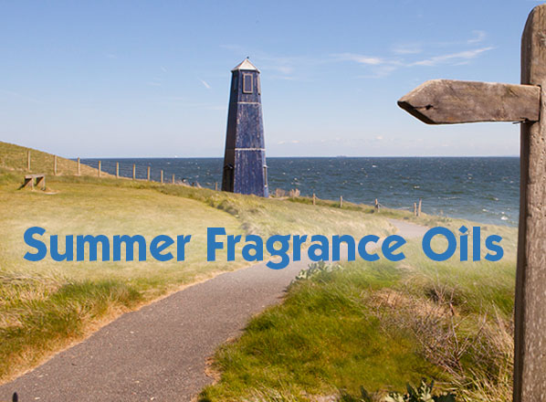 Summer fragrance oils selection