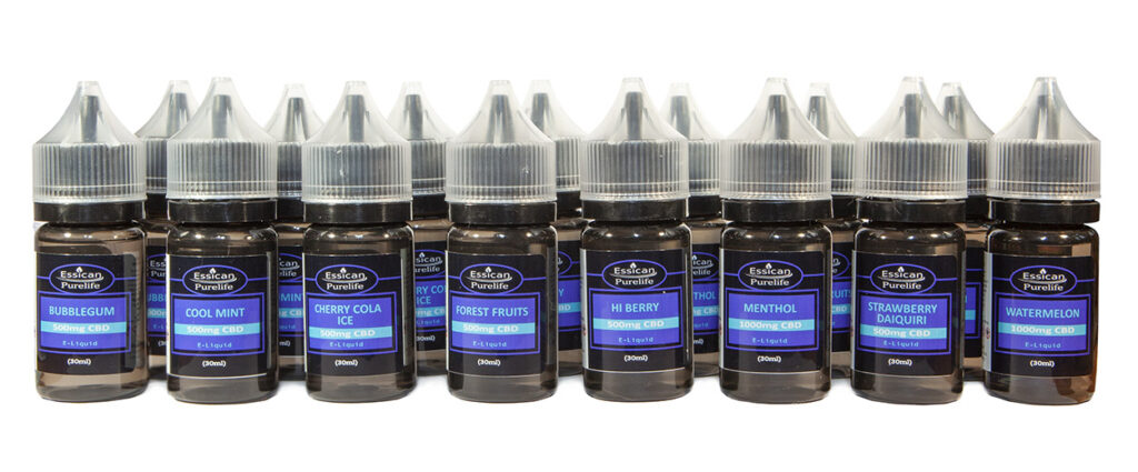 Essican Purelife cbd vape range