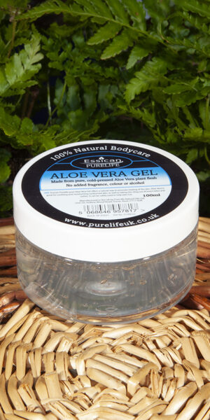Pure Aloe Vera gel 100ml tub from Essican Purelife UK